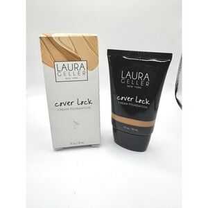 Laura Geller Cover Lock Cream Foundation Sand NIB